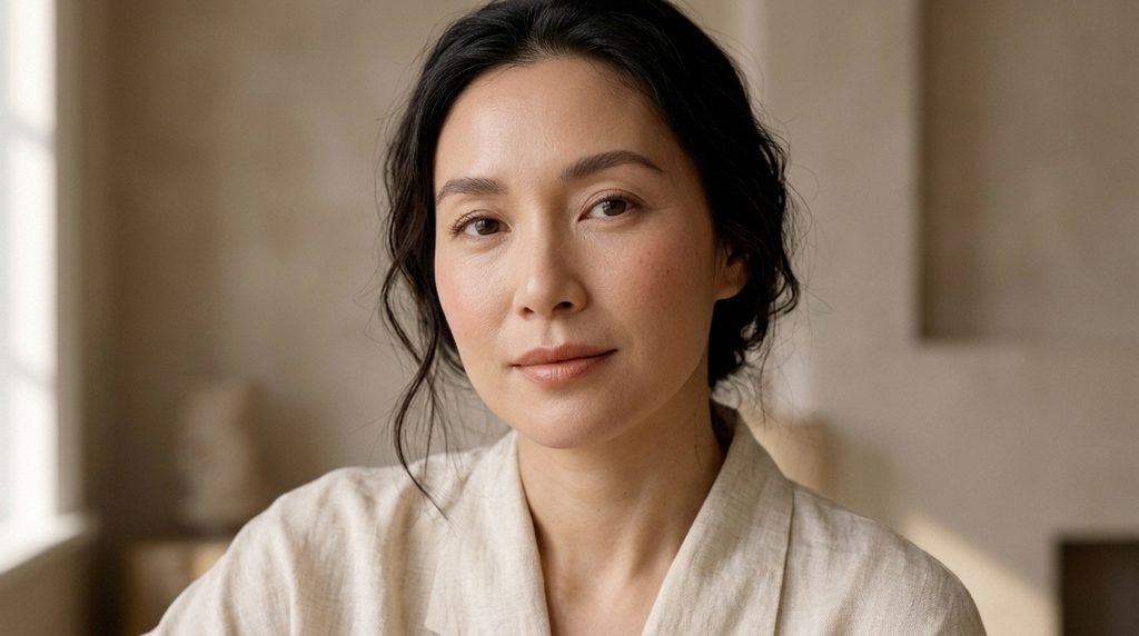 Natural-looking makeup finish inspired by NARS Light Reflecting Foundation.
