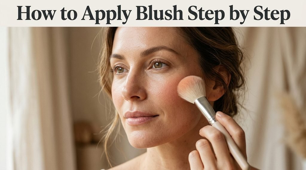 How to Apply Blush Step by Step for a Natural Look