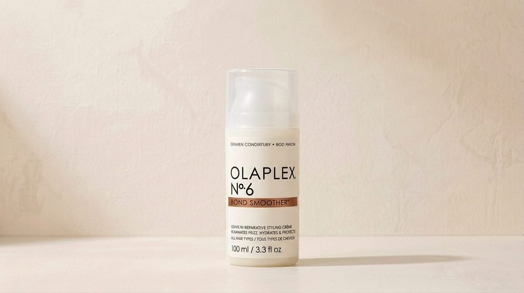Olaplex No. 6 Bond Smoother leave-in hair treatment.