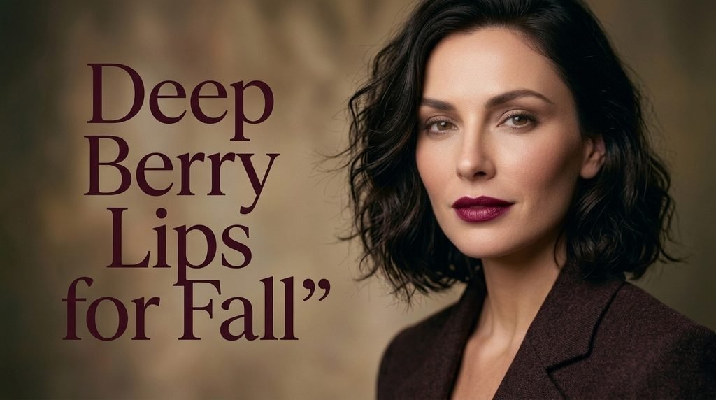 Deep Berry Lips for Fall 2026