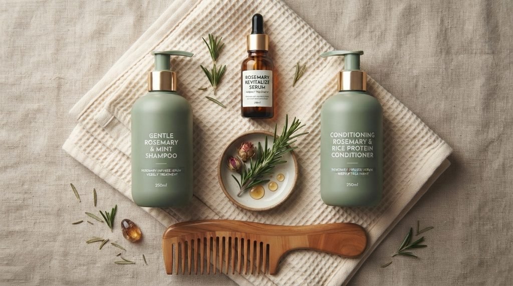 Weekly Rosemary Oil Hair Care Routine